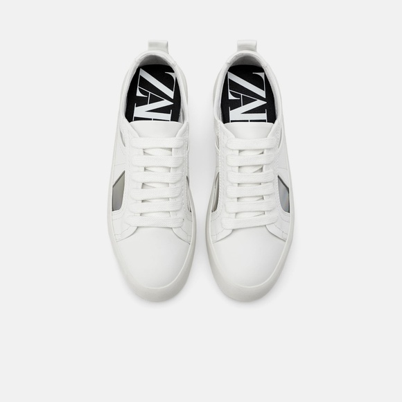 ZARA Shoes - ZARA VINYL SNEAKERS  WHITE - 3435/001